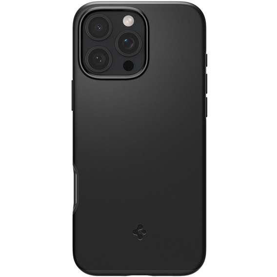 Spigen tok iPhone 16 Pro Max készülékhez, Thin Fit Mag, fekete + 9H edzett üveg
