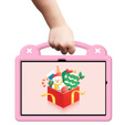 Gyermek tok Samsung Galaxy Tab A9+, Cute Patterns, állvánnyal, rózsaszín