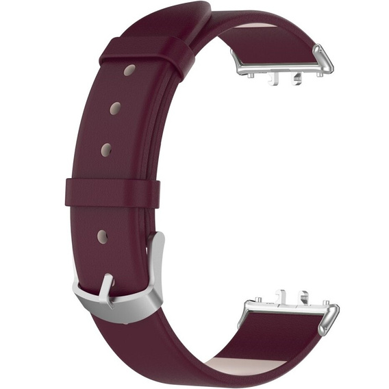 Bőrszíj Samsung Galaxy Fit 3 készülékhez, bordó színű