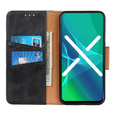 Pattintható tok a Sony Xperia 10 III, Split Leather Wallet, fekete