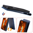 Pattintható tok a Samsung Galaxy S25, Flip, sötétkék