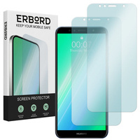 2x edzett üveg a Huawei Y6 2018, ERBORD 9H Hard Glass a képernyőn