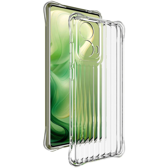 IMAK Telefontok a Motorola Moto G85 5G, Stripe Dropproof, átlátszó