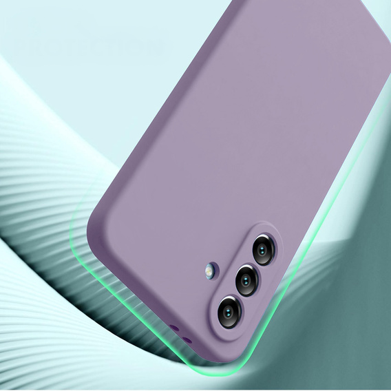 Telefontok a Samsung Galaxy A56 5G, Silicone Lite, lila