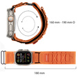 ERBORD Runner Nylon szíj az Apple Watch 1/2/3/4/4/5/6/7/8/9/SE/ULTRA/ULTRA 2 42/44/45/49MM órához