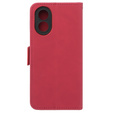 Pattintható tok a Oppo A58 4G, Card Slot, piros