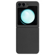 Tok Samsung Galaxy Z Flip5 5G, Aramid Fiber Cover, fekete