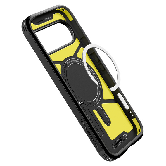 Spigen Tough Armor MagSafe tok a Google Pixel 10 Pro XL-hez, Fekete