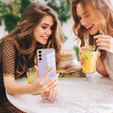 Telefontok a Samsung Galaxy S22, Electro heart, lila