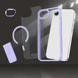 Tok Iphone 16E, Kickstand Matt Case, MagSafe, lila