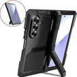 Páncélozott alumínium tok állvánnyal és tolltartóval Samsung Galaxy Z Fold7 5G készülékhez