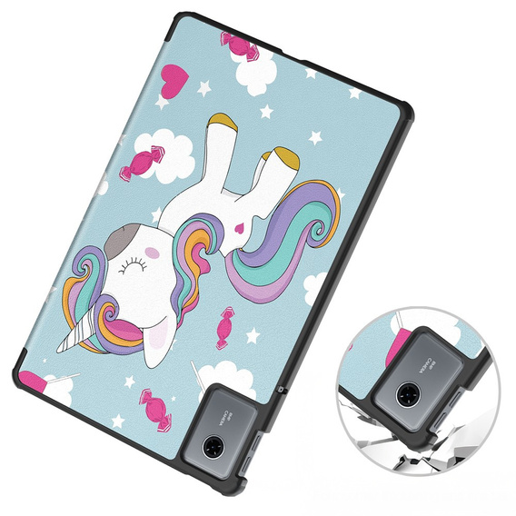 Tok Lenovo Idea Tab 11" 2025 TB336FU TB336ZU, állvány funkcióval, Smartcase, Unicorn, Egyszarvú