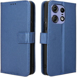 Pattintható tok a Motorola Edge 50 Pro, Wallet Smart Magnet, kék