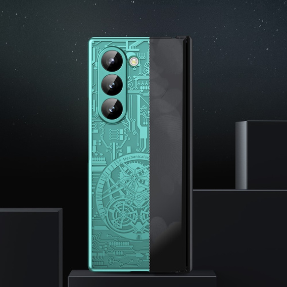 Tok Samsung Galaxy Z Fold6 5G, Mechanical Legend, zöld