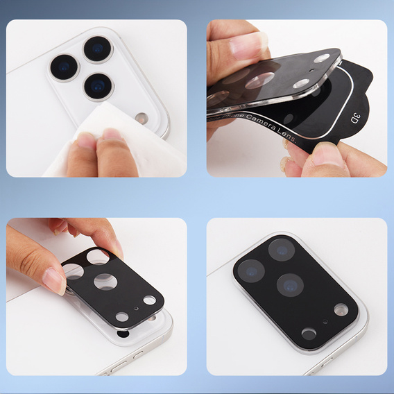 Edzett kameraüveg iPhone 16 Pro / 16 Pro Max, átlátszó