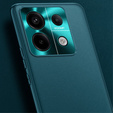 Bőr tok Xiaomi Redmi Note 13 Pro+, leather hybrid, zöld