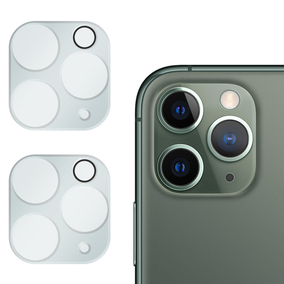 2x ERBORD edzett üveg a kamera számára, hogy iPhone 12 Pro