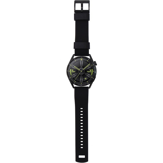 ERBORD univerzális szilikon szíj 22mm, Dual Color, fekete / fekete csat