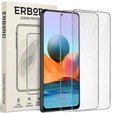 2x edzett üveg a Xiaomi Redmi Note 10 Pro/10 Pro Max, ERBORD 9H Hard Glass a képernyőn
