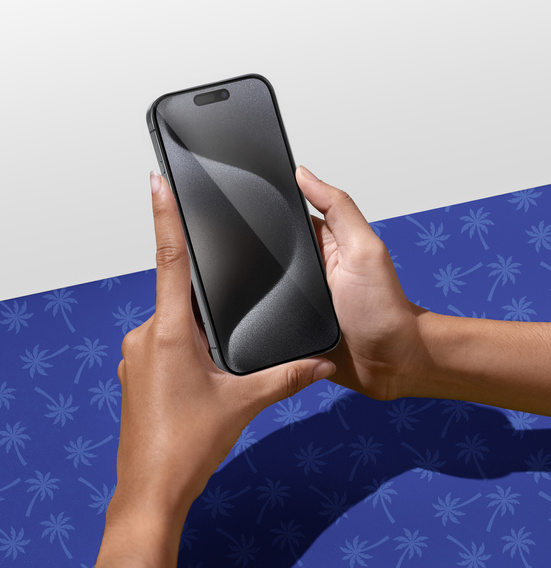 Diamond Palm edzett üveg iPhone 15 Plus / 15 Pro Max készülékekhez