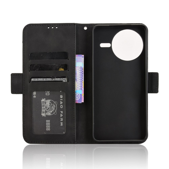 Pattintható tok a Xiaomi Poco F7 Pro, Card Slot, fekete