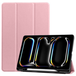 Tok Apple iPad Pro 13" 7 gen. 2024 (A2925, Smartcase tolltartóval, rózsaszín