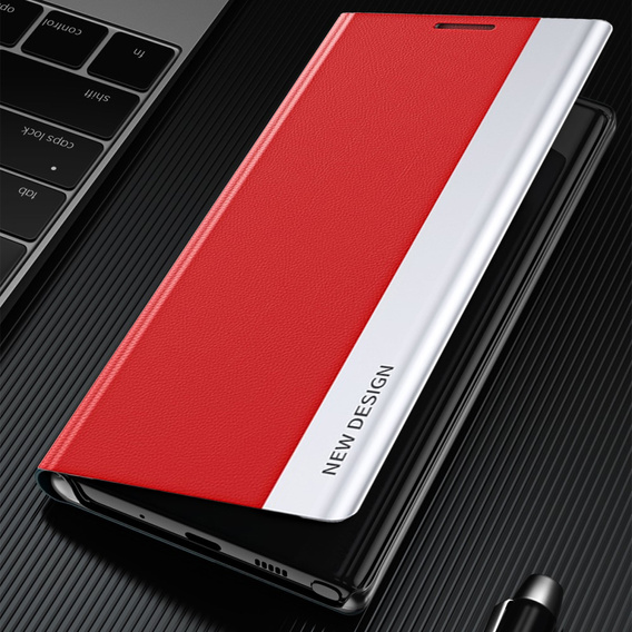 Pattintható tok a Xiaomi 12 / 12X, Side Magnetic, piros