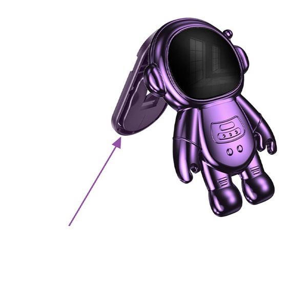 Tok Samsung Galaxy A15 4G / 5G, Glitter Astronaut, lila