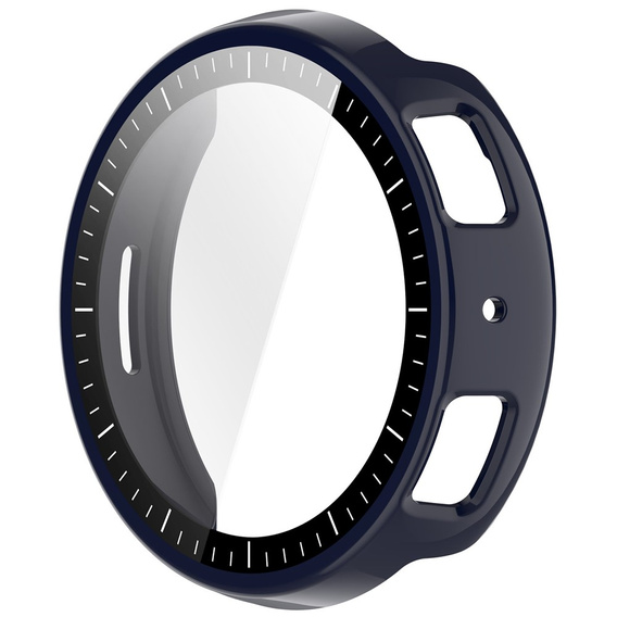 2 az 1-ben tok + edzett üveg az Amazfit Active Max készülékhez, sötétkék