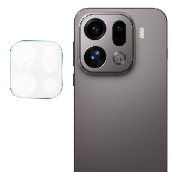 2x ERBORD edzett üveg képernyővédő az Oppo Find X9 Pro készülékhez