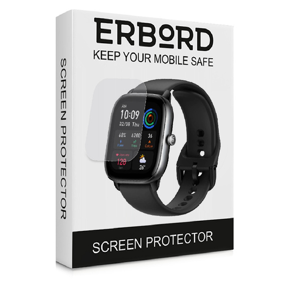 3x ERBORD hidrogél fólia Amazfit GTS 4 Mini