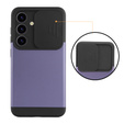 Telefontok a Samsung Galaxy S24, ERBORD CamProtect Slide Camera, lila