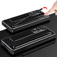Leather+PC bőr tok állvánnyal, üveggel és tollal Samsung Galaxy Z Fold6 5G készülékekhez