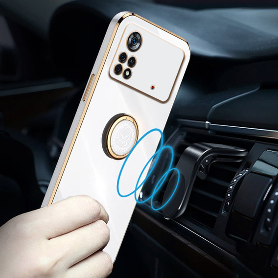 Telefontok a Xiaomi Poco M4 Pro 4G, Electro Ring, fehér