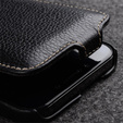 MELKCO flip tok iPhone 13-hoz, bőr, flip, fekete