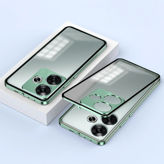 Tok az Xiaomi Poco F6, Frame Case, zöld