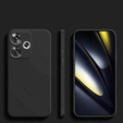 Telefontok a Xiaomi Poco F6, Silicone Lite, fekete
