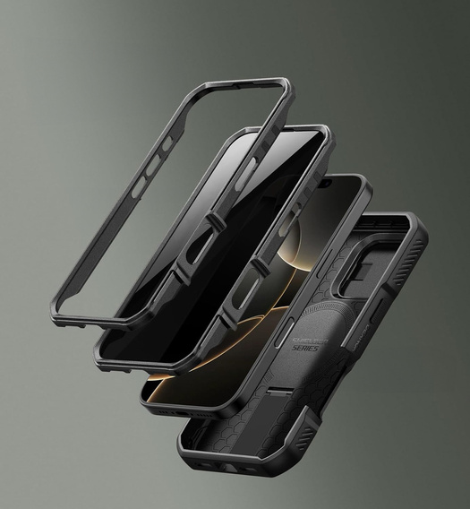 Dexnor CamProtect MagSafe páncélozott tok iPhone 16 Pro készülékhez