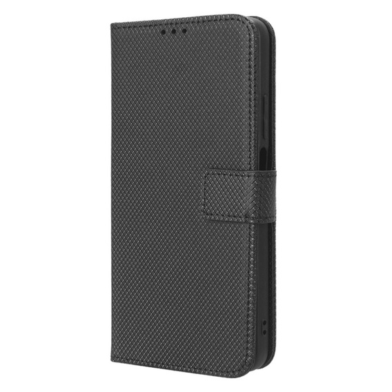 Pattintható tok a Realme C55, Wallet, Smart Magnet, fekete