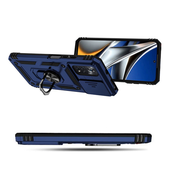 Telefontok a Xiaomi Poco X4 Pro 5G, CamShield Slide, kék