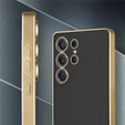 Telefontok a Samsung Galaxy S25 Ultra, GKK Leather, fekete