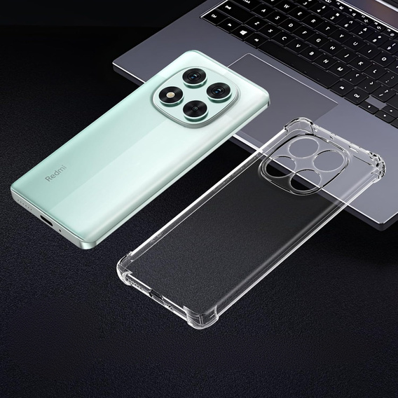 Tok a Xiaomi Redmi Note 14 Pro 5G /  Poco X7 5G, Erbord Dropproof, átlátszó + Glass