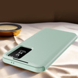 Flip tok Samsung Galaxy S25, Smart View Wallet, zöld