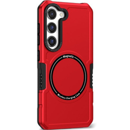 Telefontok a Samsung Galaxy S23 Plus, Protective MagSafe, piros