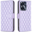 Pattintható tok a Realme C55, Wallet, BINFEN COLOR, lila