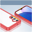 Telefontok a Samsung Galaxy A14 4G/5G, Fusion Hybrid, átlátszó / piros
