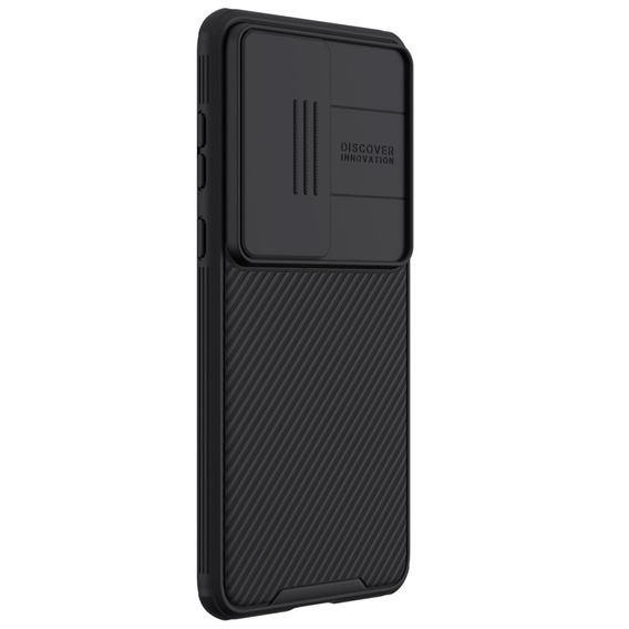 Tok Huawei P60 / P60 Pro, páncélozott Nillkin, CamShield Pro, fekete