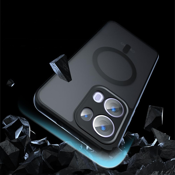 Tok Oppo Reno 13 Pro-hoz, MagSafe, ERBORD Matt Case, fekete