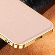 Telefontok a Samsung Galaxy S23 Ultra, Cowhide Leather, rózsaszín