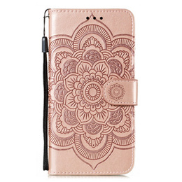 Pattintható tok a Xiaomi Redmi Note 9s/ 9 Pro, Mandala Flower, rózsaszín rose gold